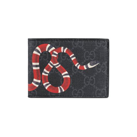 gucci champion snake|authentic gucci snake wallet.